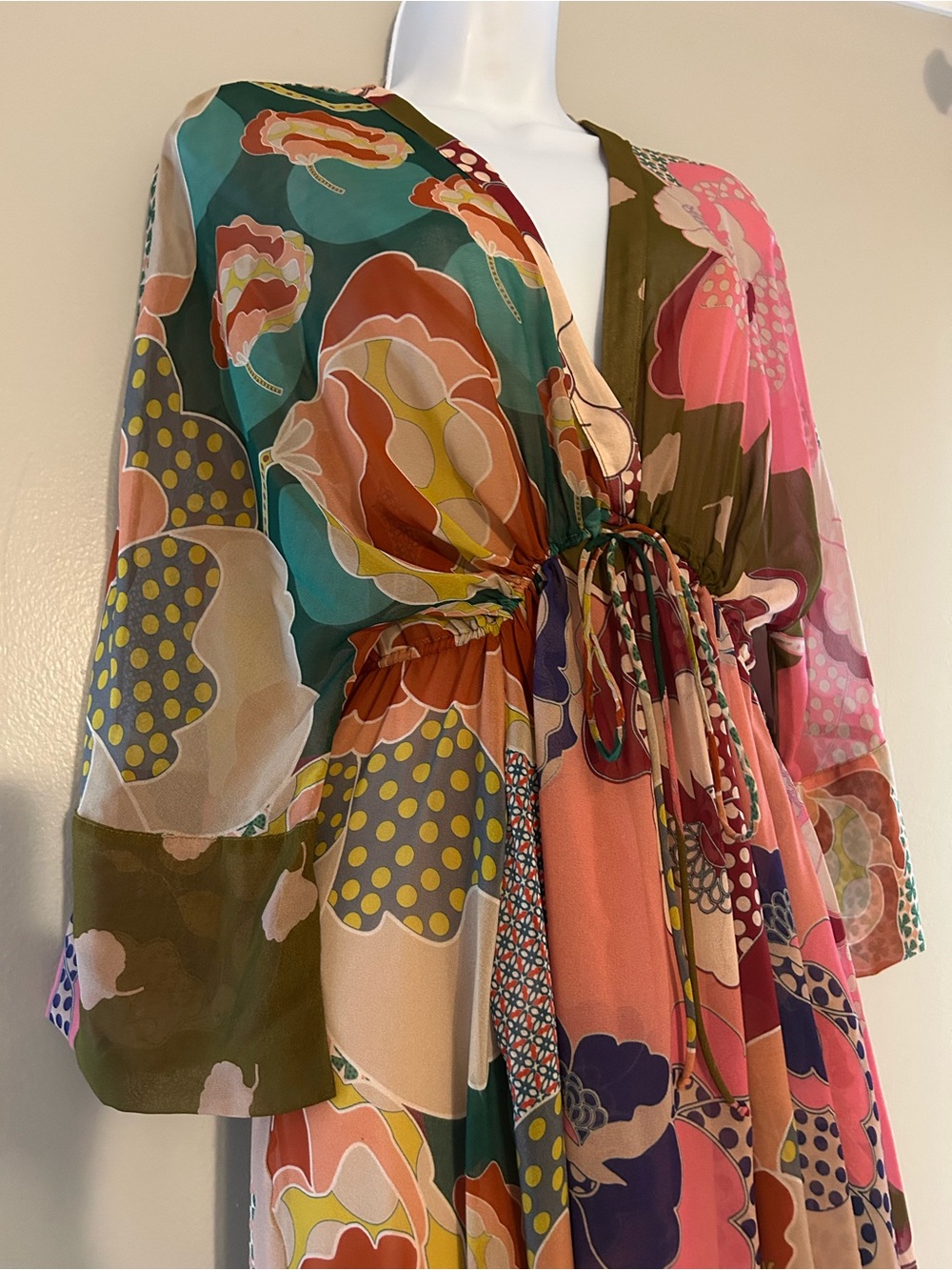 NWT Zara maxi floral flowy dress - Picture 2 of 15